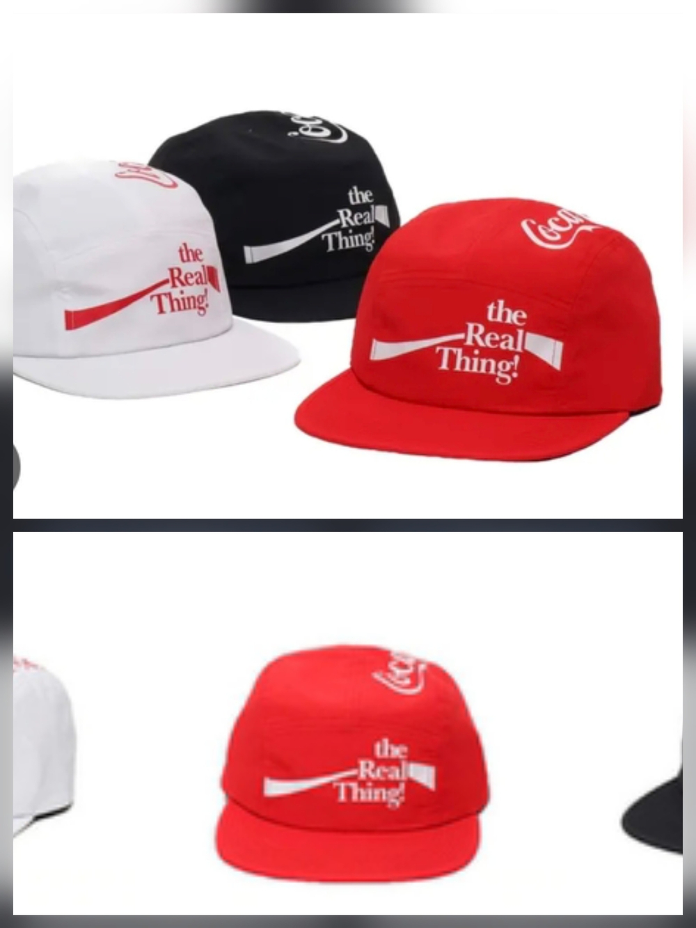 Coca-Cola x Atmos Lab Fall/Winter 2019 Red Camp Hat White Logo HAL3